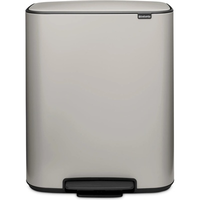Brabantia Кош за смет Brabantia Bo Pedal 60L, Soft Grey (35948224)