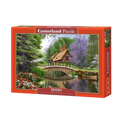 Castorland River Cottage 1000 pcs Пъзел 1000 броя Пейзажни (C-102365-2) (C-102365-2)