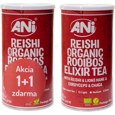 ANi Reishi Elixír čaj s Lion’s Mane & Cordyceps 100 g
