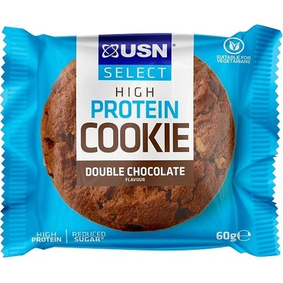 USN Select High Protein Cookies, 1x60 Grams/12 bar box/