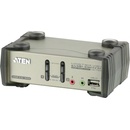 KVM prepínače Aten CS-1732B 2-Port USB 2.0 KVMP Switch OSD, 2x USB Cables, 2-port Hub, Audio