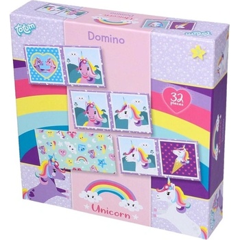 Totum Детска игра Totum - Еднорог, Домино (T071599)