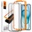 Spigen iPhone 15 SPIGEN ALM FC протектор за екран стъкло 2бр 2.5D, подчертан цвят, TRANSFER AGL06906 (AGL06906)