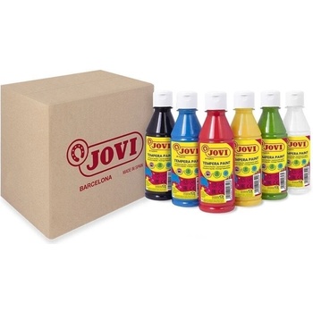 Jovi Sada temperových farieb 6 x 250 ml Mix