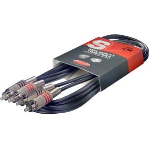 Stagg Кабел чинчове 2 чинча - 2 чинча stagg - Модел stc1c 1 метър