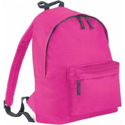 BagBase Dětský školní módní batoh s polstrováním 14 l Barva: fialová fuchsiová, Velikost: 28 x 38 x 19 cm BG125J