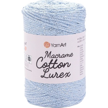 YARNART Macrame Cotton Lurex 2 mm 205 m 729 юта (Macrame Cotton Lurex 729)