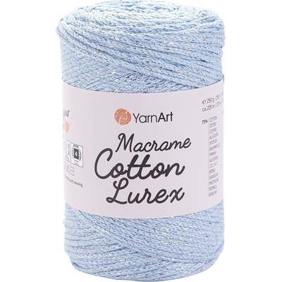 YARNART Macrame Cotton Lurex 2 mm 205 m 729 юта (Macrame Cotton Lurex 729)