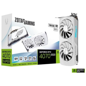 ZOTAC GeForce RTX 4070 SUPER Twin Edge OC White 12GB GDDR6X 192bit (ZT-D40720Q-10M)