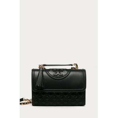 Tory Burch Кожена чанта Tory Burch Fleming Convertible в черно 76997 (76997)