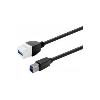 VivoLink Pro Keystone White USB3, 0 A-Female to USB3, 0 B-Male