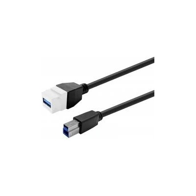 VivoLink Pro Keystone White USB3, 0 A-Female to USB3, 0 B-Male
