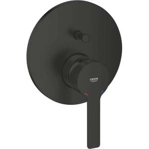 GROHE Lineare New - Вградена батерия за 2 уреда, матово черна 240642431 (240642431)