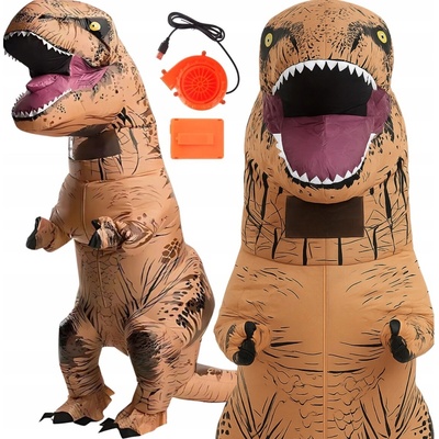 Guirca Dinosaurus T-rex veľ. L hnedý