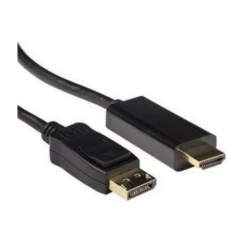 ActiveJet Cable ACT AK3992, DisplayPort male - HDMI-A male, 5 m, Black, bulk packaging