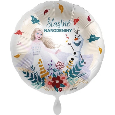 Premioloon Fóliový balón Šťastné narodeniny Elsa a Olaf