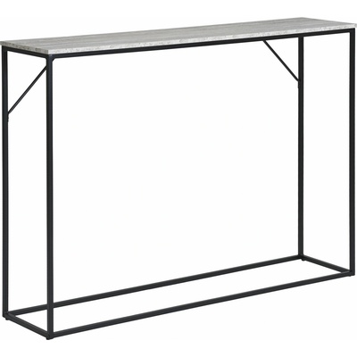 House Nordic Konzolový stolek Vita S černou deskou, černý, 36x80 cm – Zboží Dáma