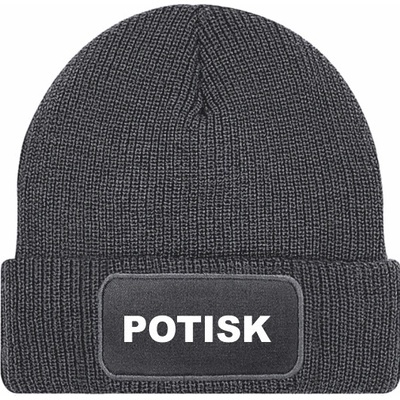 Zimní čepice s vlastním potiskem