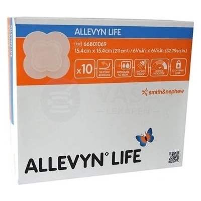 Allevyn Life Krytie na rany (15,4 x 15,4 cm) 10 ks