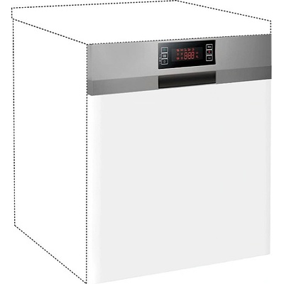 Matis Врата за съдомиялна машина IN MDF Mask 60x60 бял гланц