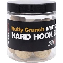 Vitalbaits boilies Hard Hook Bait Nutty Crunch White 100g 18mm