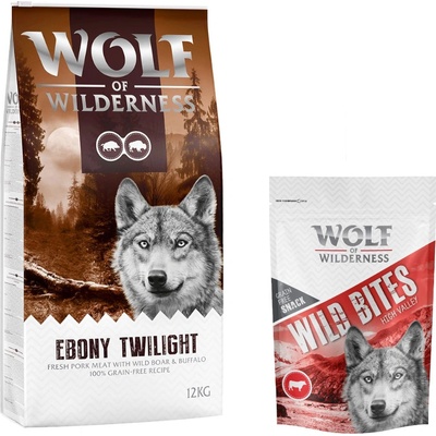 Wolf of Wilderness Ebony Twilight divočák a buvol bez obilovin 12 kg