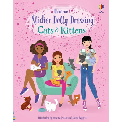 Sticker Dolly Dressing Cats and Kittens
