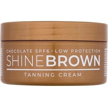 Byrokko Shine Brown Chocolate Tanning Cream SPF6 200 ml opalovací krém pro intenzivní opálení