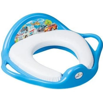 Tega Baby sedadlo na WC mäkké Autíčka Modrá
