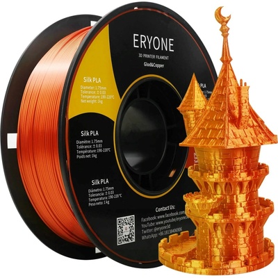 Eryone Silk PLA Dual color medeno-zlatý 1kg 1,75 mm