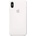Apple Silicone Case - оригинален силиконов кейс за iPhone XS (бял)