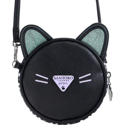 Gorjuss Gorjuss Kulatá kabelka přes rameno "Smitten Kitten" od firmy SANTORO London Wild Round bag "Smitten Kitten"