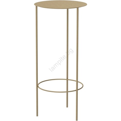 Luminex Стойка за цветя 70х32 см златист (lu8083)