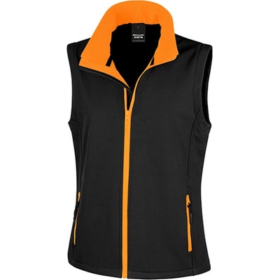 Result dámska softshellová vesta R232F Black