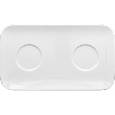 RAK Porcelain Talíř obdélníkový 31 x 18 cm 2 důlky RAK-AURT31IN2