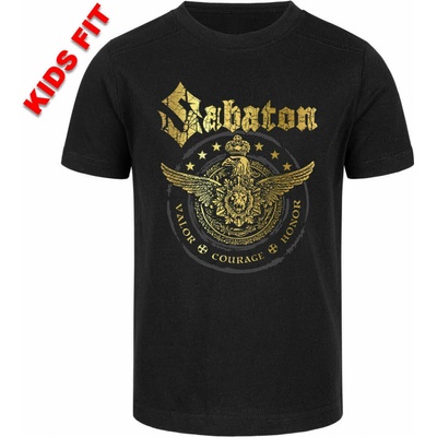 Metal-kids tričko metal Sabaton Wings of Glory čierna