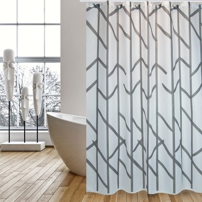 MSV TREE motiv abstraktní bílo-šedý 180 x 200 cm – Zboží Dáma