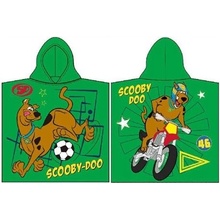 Cottonland pončo bavlna Scooby Doo Green 60 x 120 cm