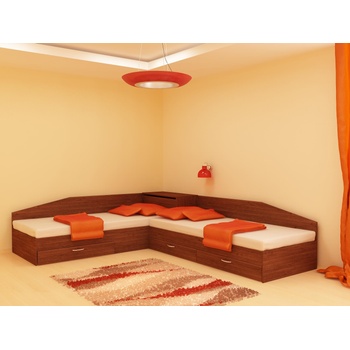 Image 1 of DST Ъглови легла с чекмеджета и матраци-dst 82/190, венге