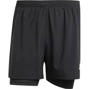 adidas Мъжки къси панталони Adidas Own the Run 2-in-1 Running Shorts Mens - Black