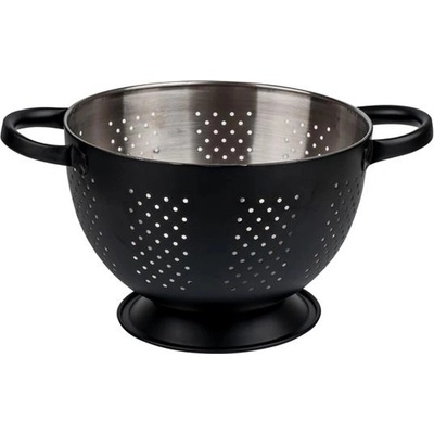Nerezový cedník s podstavcom TORO 22cm čierny
