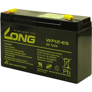 Image 1 of Long Батерия Long WP 12-6, 6V/12Ah (WP12-6S)
