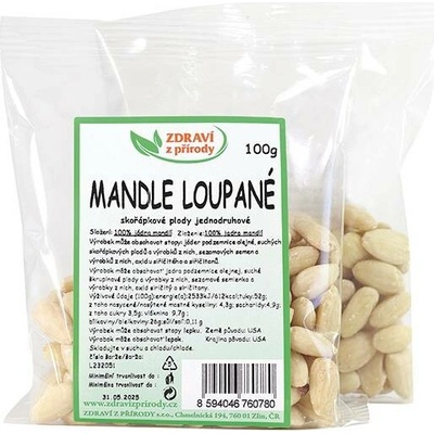 Ochutnej Ořech Mandle natural loupané 23 25 velké 1 kg