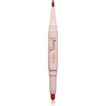 PUPA Vamp! Creamy Duo червило и молив за контур за устни 2 в 1 цвят 010 True Red 0.8 гр