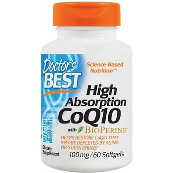 Image 1 of Doctor's Best BEST CoQ10 with Bioperine 100 mg [60 Гел капсули]