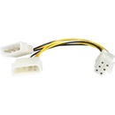 Premiumcord Redukce napájecí 5.25" Molex - 6 pin pro PCI-E grafické karty, kn-9