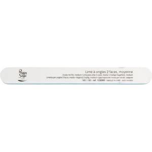 PEGGY SAGE Reversible nail file 180/180, white