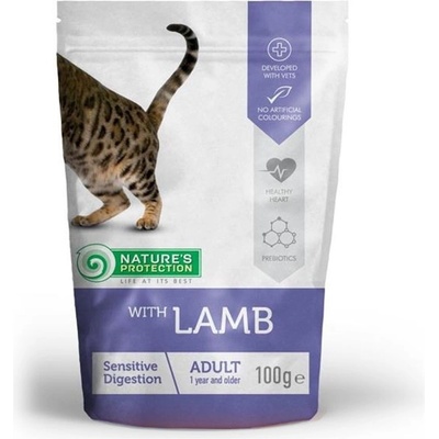 Nature´s Protection cat adult sensitive digestion lamb 100 g