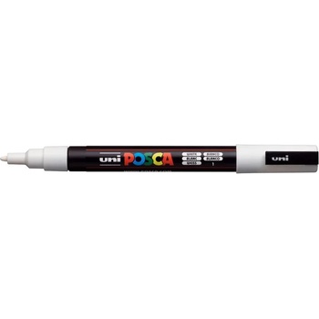 uni Декоративен маркер, 0, 9-1, 3 мм, UNI "Posca PC-3M", бял 284554000 (284554000)