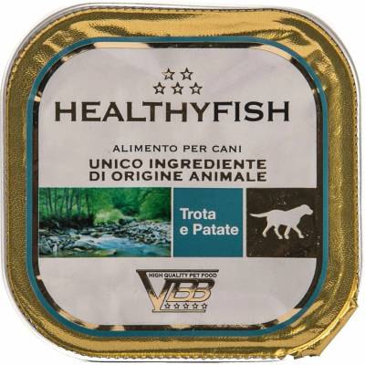 Healthy Fish monoproteínové s pstruhom a zemiakmi 150 g
